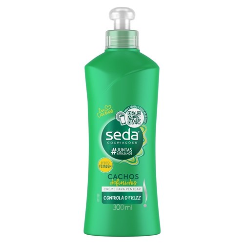 Seda Creme p/ Pentear - Cachos Definidos - Produtos Brasileiros