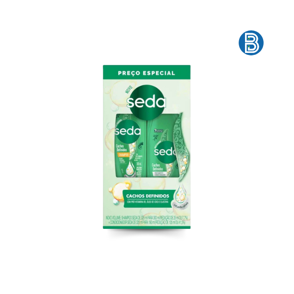 Kit Seda Cachos Definidos Shampoo + Condicionador