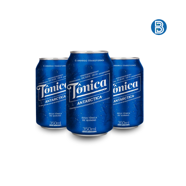Água Tônica Antarctica Lata 350ml / Tonic Water Can