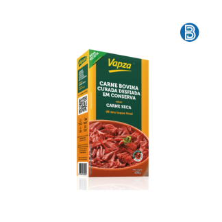 Carne Seca Bovina Desfiada Vapza 400g